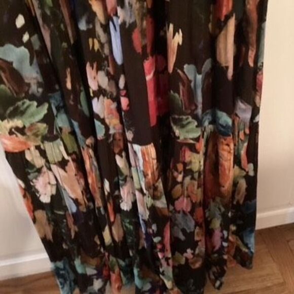 Soft Surroundings Rosalie Tiered Maxi Dress Sz M Floral GORGEOUS - Picture 2 of 8